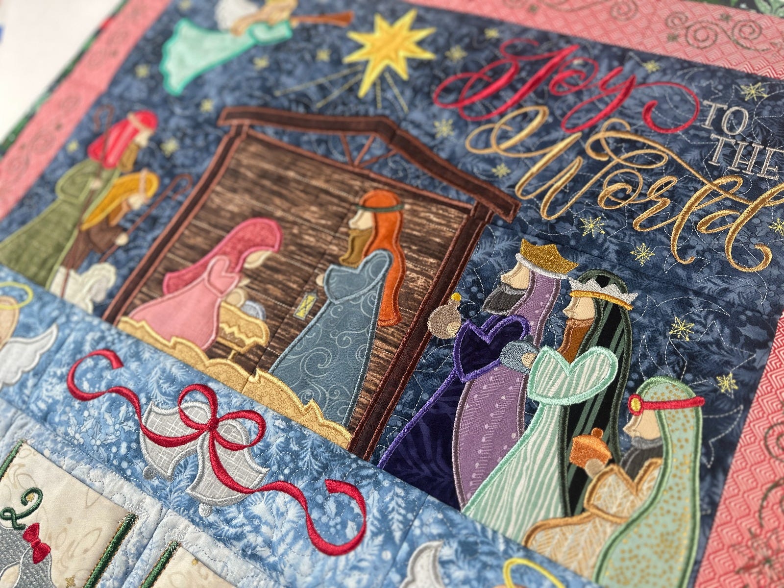 ITH Nativity Advent Calendar | Machine Embroidery Designs by JuJu