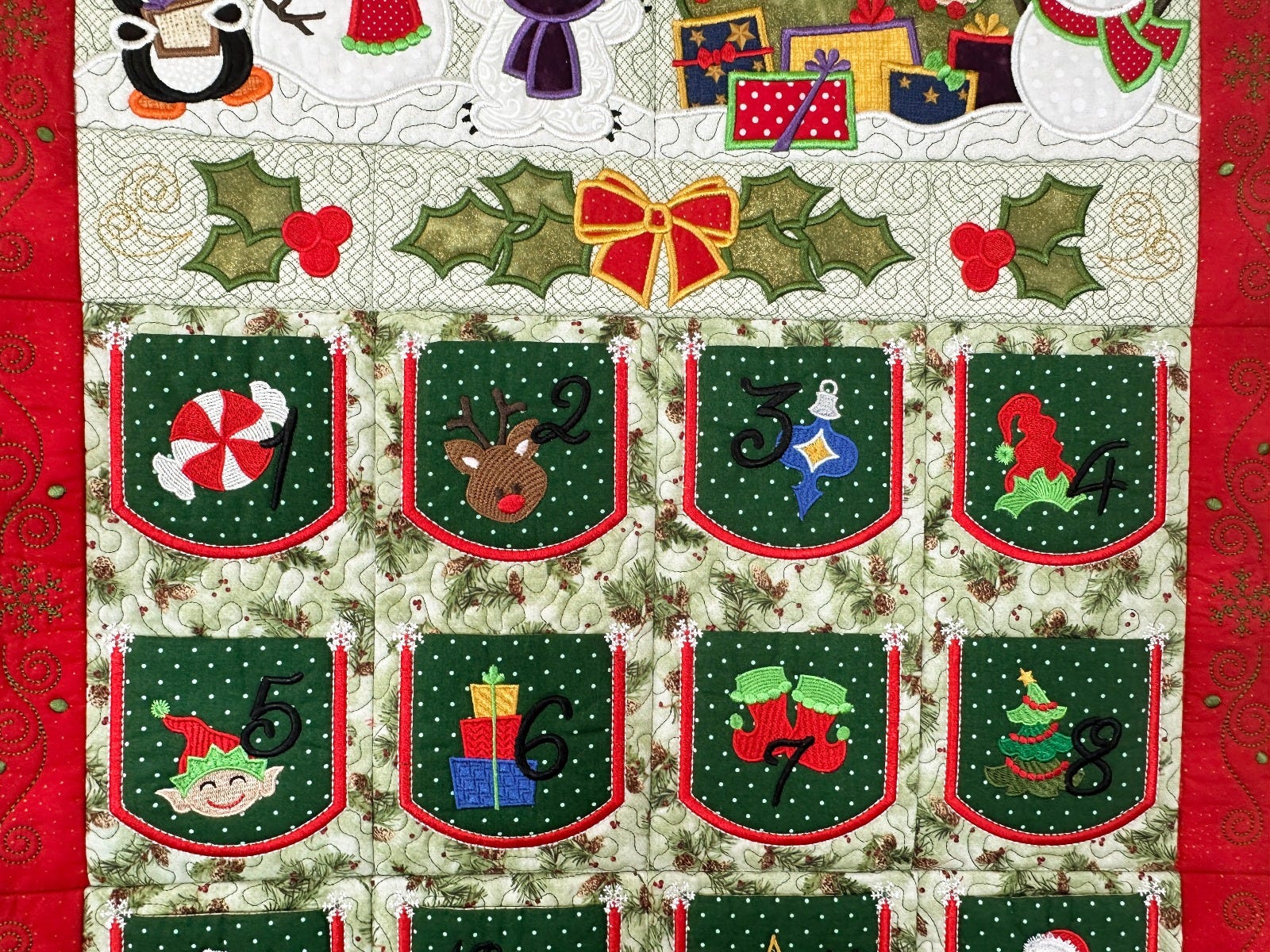 ITH Whimsical Advent Calendar | Machine Embroidery Designs by JuJu