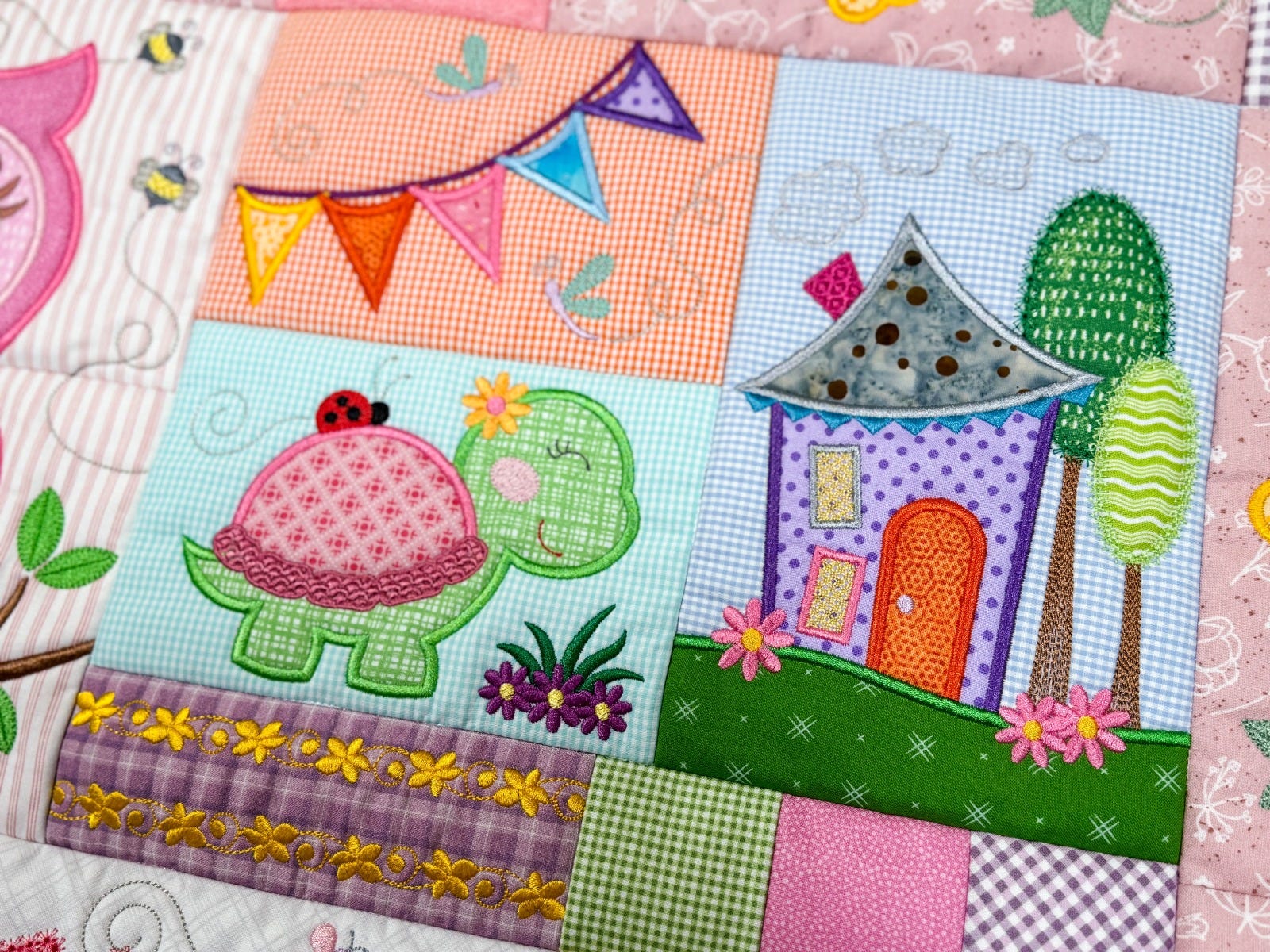 ITH Sugar and Spice Baby Quilt | Machine Embroidery Designs by JuJu