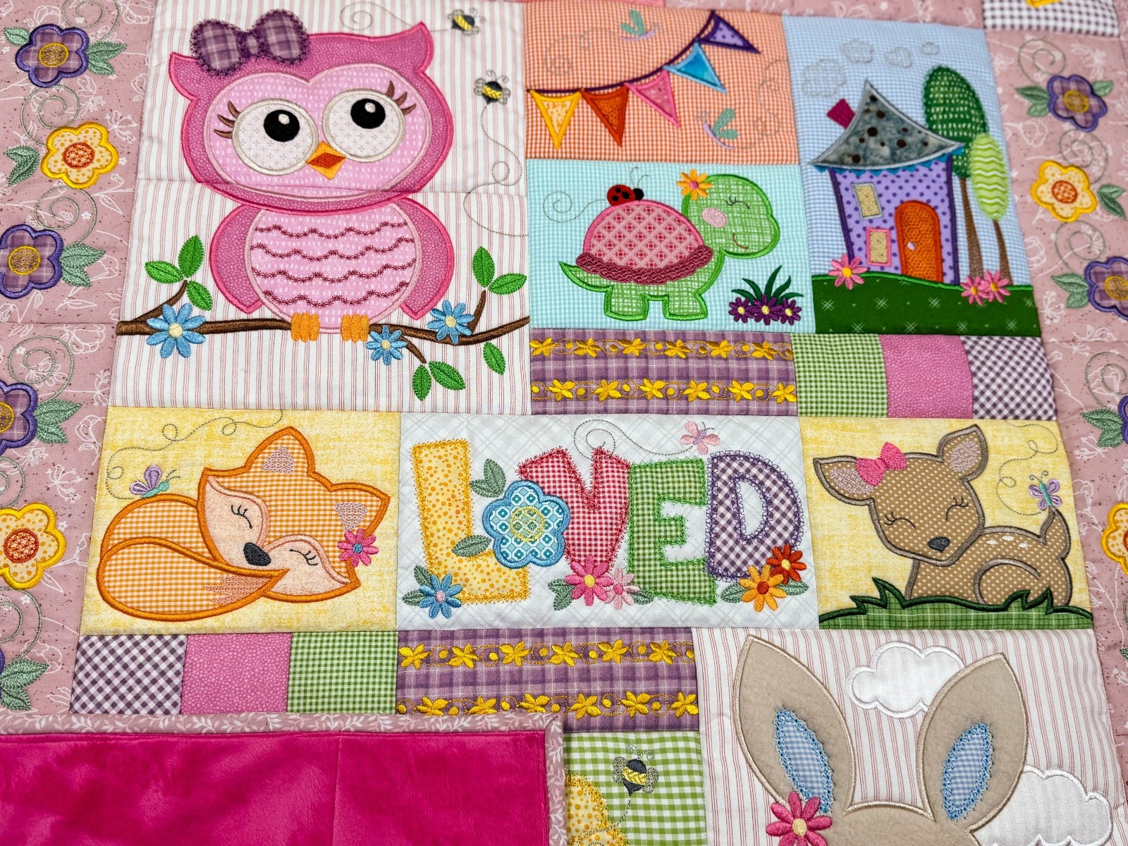 ITH Sugar and Spice Baby Quilt | Machine Embroidery Designs by JuJu