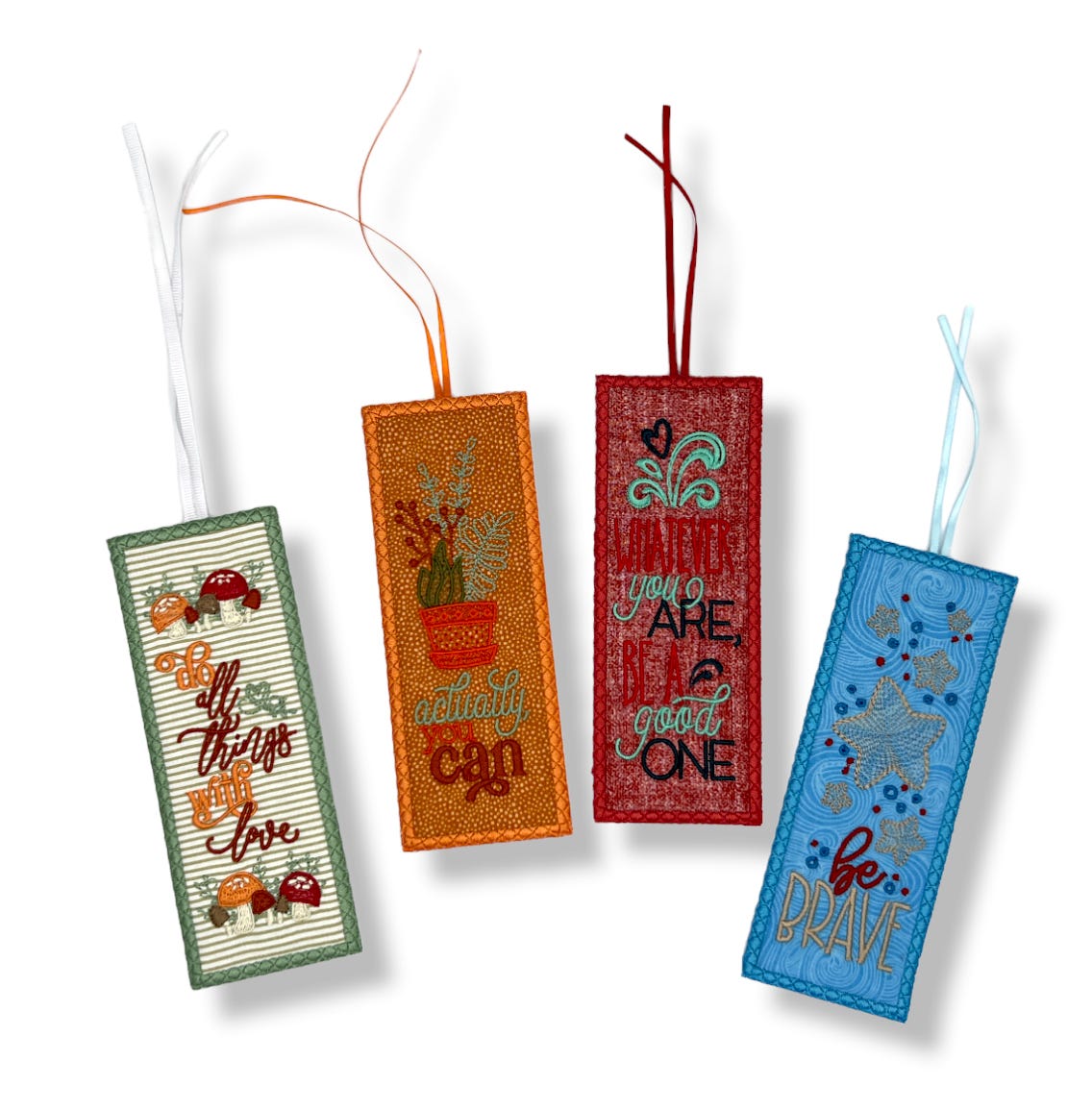ITH Bookmarks Set 11 | Machine Embroidery Designs by JuJu
