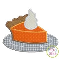 Pie Slice Applique | Machine Embroidery Designs by JuJu