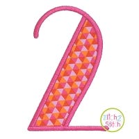 Pixie Numbers Applique Set | Machine Embroidery Designs by JuJu