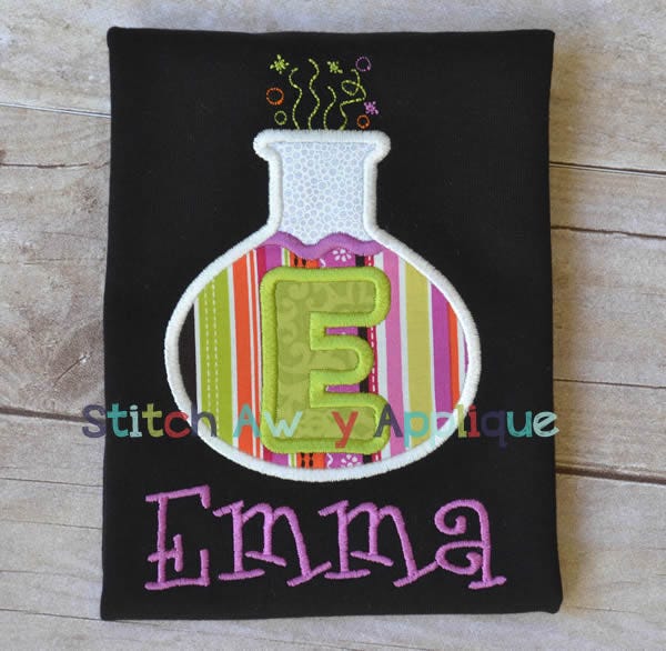 Potion Alphabet | Machine Embroidery Designs by JuJu