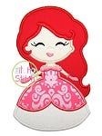 Princess 3 Applique | Machine Embroidery Designs by JuJu