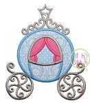Princess Carriage Applique | Machine Embroidery Designs by JuJu