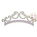 Princess Crown Topper Embroidery | Machine Embroidery Designs by JuJu