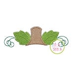 Pumpkin Monogram Topper Fill Embroidery | Machine Embroidery Designs by JuJu