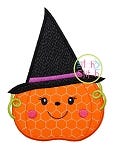 Pumpkin Witch | Machine Embroidery Designs by JuJu