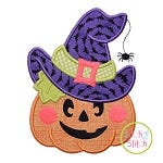 JackOLantern Witch Hat Applique