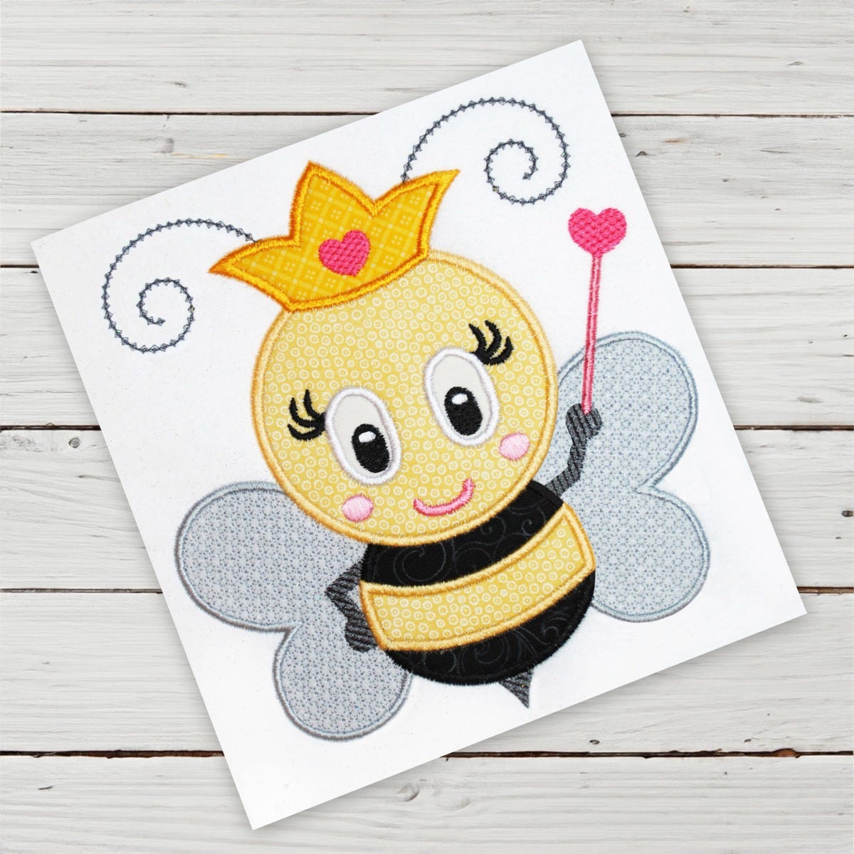 Queen Bee | Machine Embroidery Designs by JuJu/ Sew Embroidable 