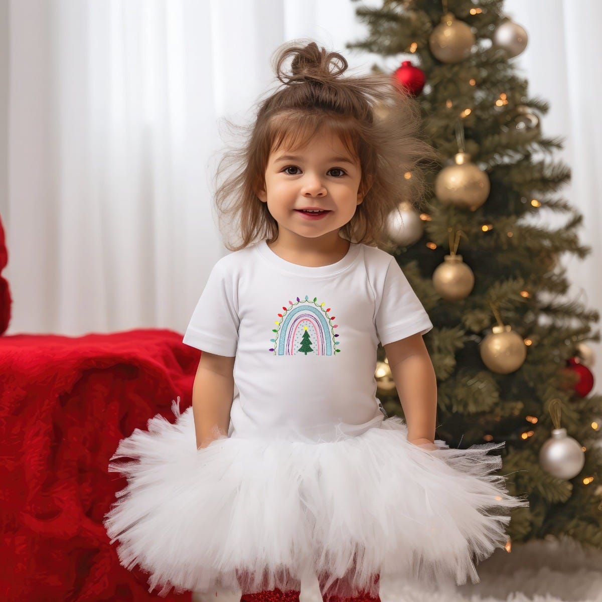 Boho Christmas Rainbows | Machine Embroidery Designs by JuJu