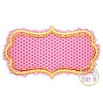 Rectangular Lace Frame | Machine Embroidery Designs by JuJu