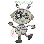 Robot Applique | Machine Embroidery Designs by JuJu
