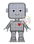 Robot Boy Applique | Machine Embroidery Designs by JuJu