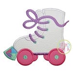 Roller Skates Applique | Machine Embroidery Designs by JuJu