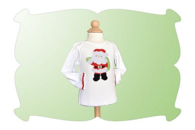 Santa Claus Applique | Machine Embroidery Designs by JuJu