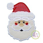 Santa Face 2 Applique | Machine Embroidery Designs by JuJu