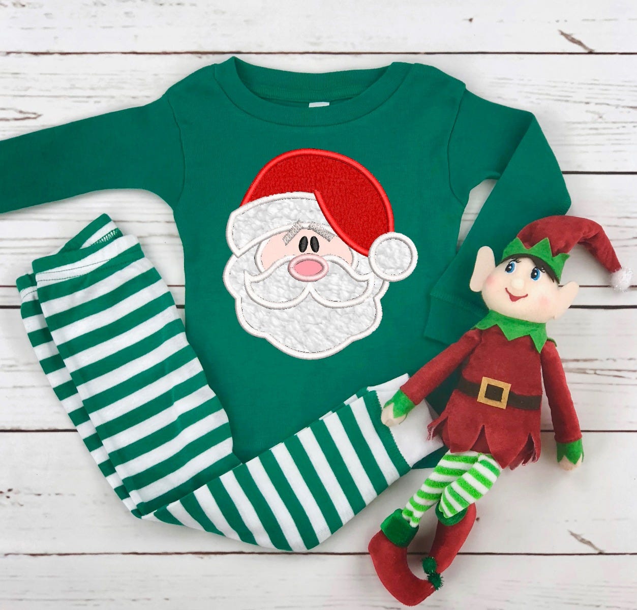 Santa Face | Machine Embroidery Designs by JuJu