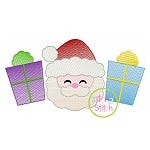 Santa Gifts Trio Sketch Embroidery | Machine Embroidery Designs by JuJu