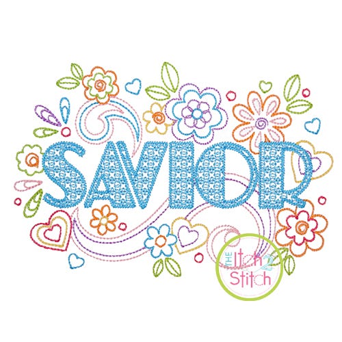 Itch 2 Stitch Savior Digital Embroidery Machine Designs by JuJu