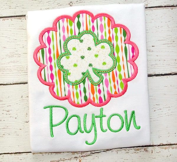 Shamrock Scallop | Machine Embroidery Designs by JuJu