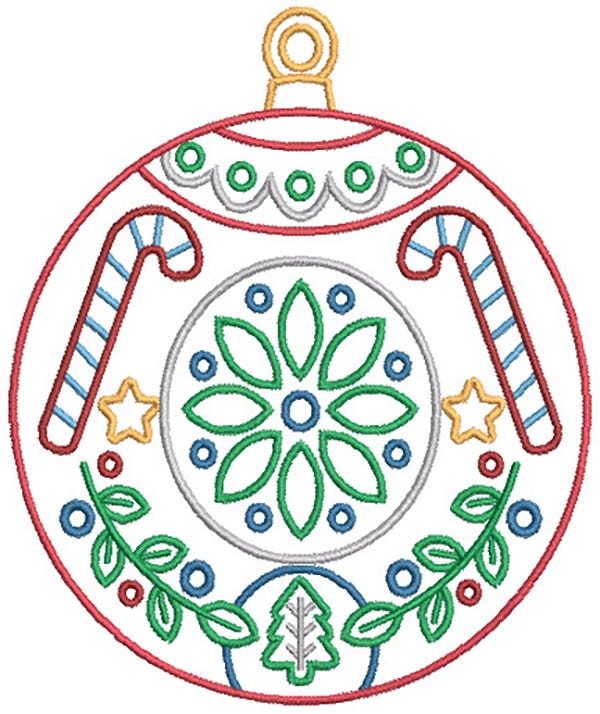 Scandinavian Christmas 2 Machine Embroidery Designs by JuJu
