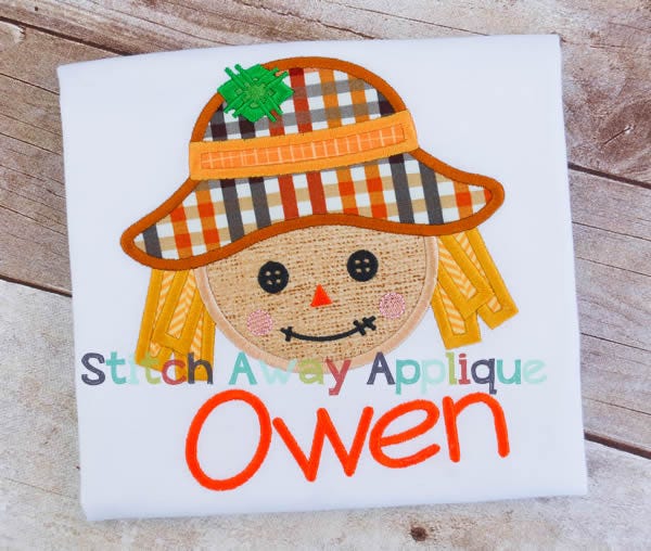 Scarecrow Boy 4 | Machine Embroidery Designs by JuJu