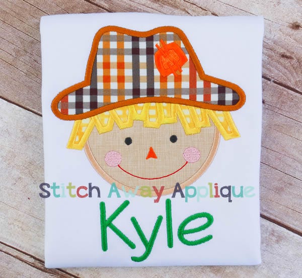 Scarecrow Boy 5 | Machine Embroidery Designs by JuJu