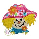 Scarecrow Girl 2 Applique | Machine Embroidery Designs by JuJu