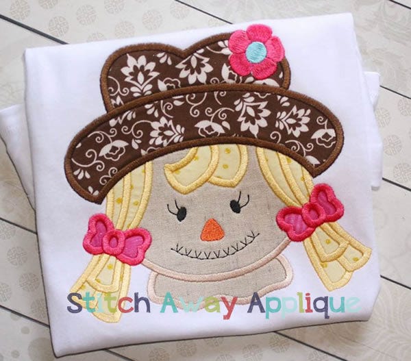 Scarecrow Girl 3 | Machine Embroidery Designs by JuJu