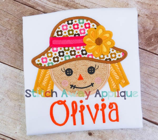 Scarecrow Girl 4 | Machine Embroidery Designs by JuJu