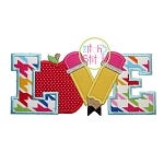 School Love Applique | Machine Embroidery Designs by JuJu
