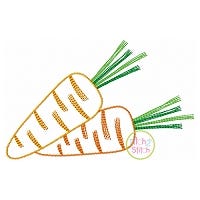 Scratchy Carrots Embroidery | Machine Embroidery Designs by JuJu