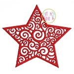 Scroll Star Embroidery | Machine Embroidery Designs by JuJu