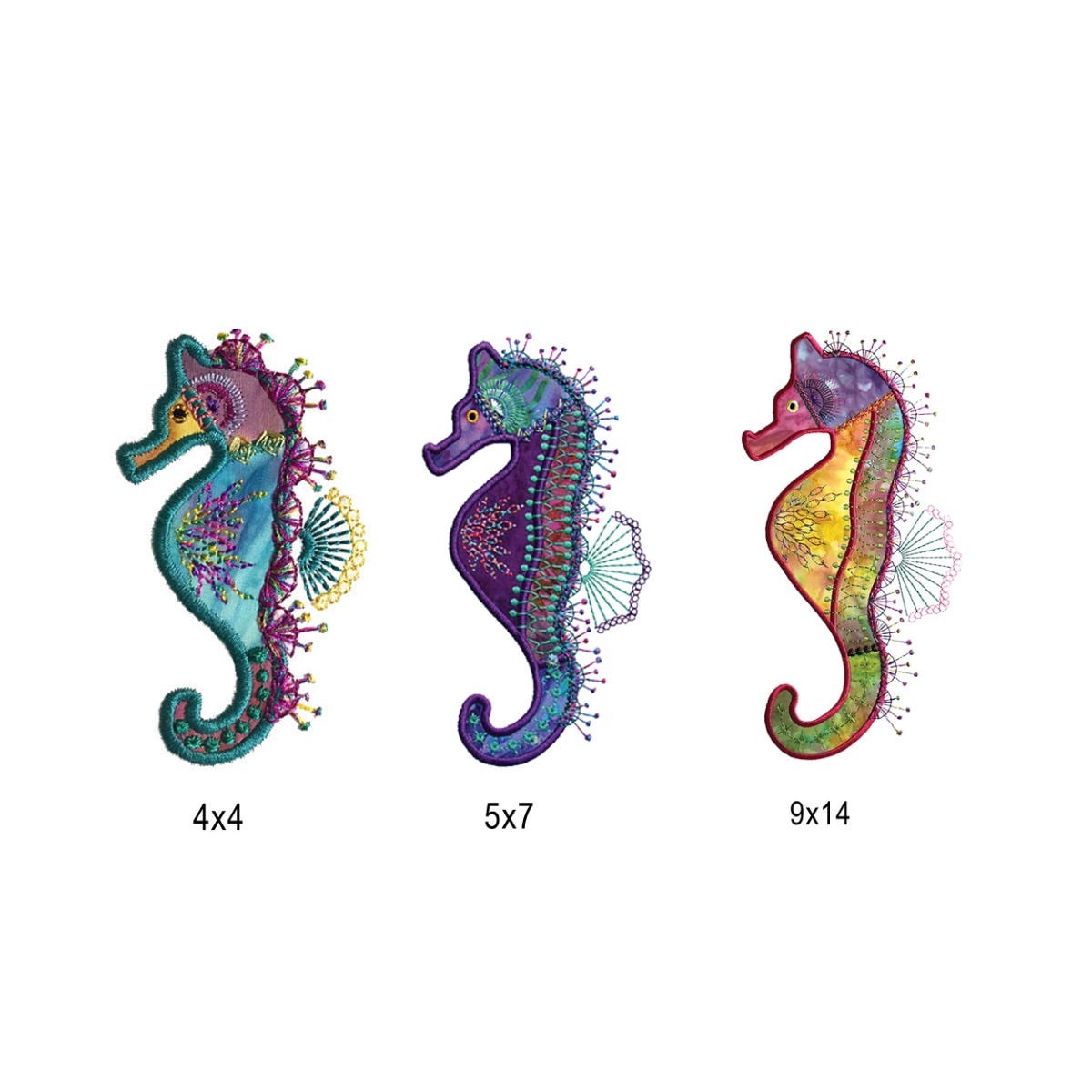Sea Life Applique Embroidery Set 1