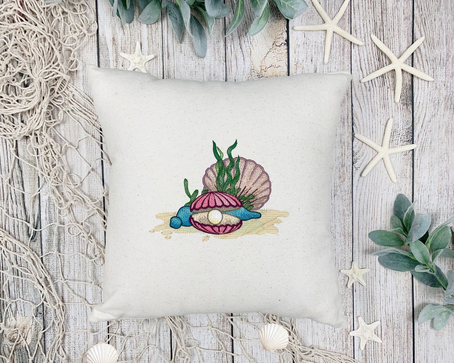 Sea Shell Splendor 2 | Machine Embroidery Designs by JuJu