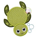 Sea Turtle Applique | Machine Embroidery Designs by JuJu