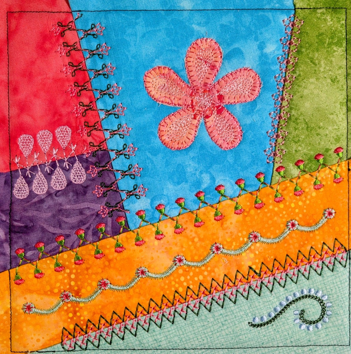 In The Hoop Crazy Patch Blocks Project Series 4 Set 3