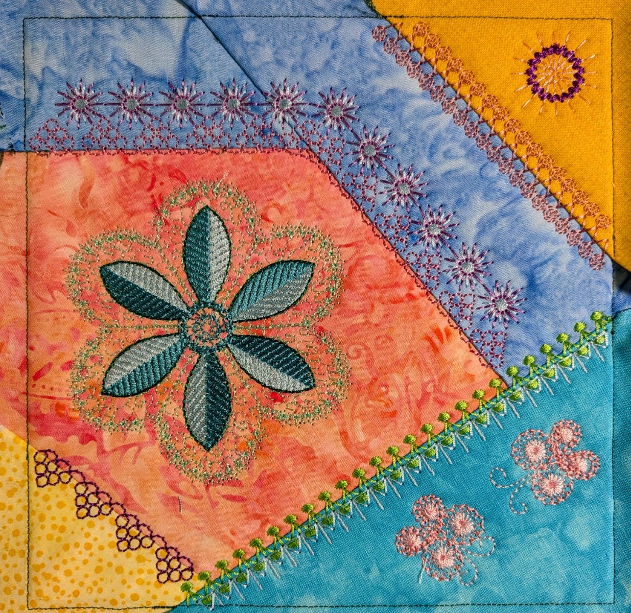 In The Hoop Crazy Patch Blocks Project Series 4 Set 4