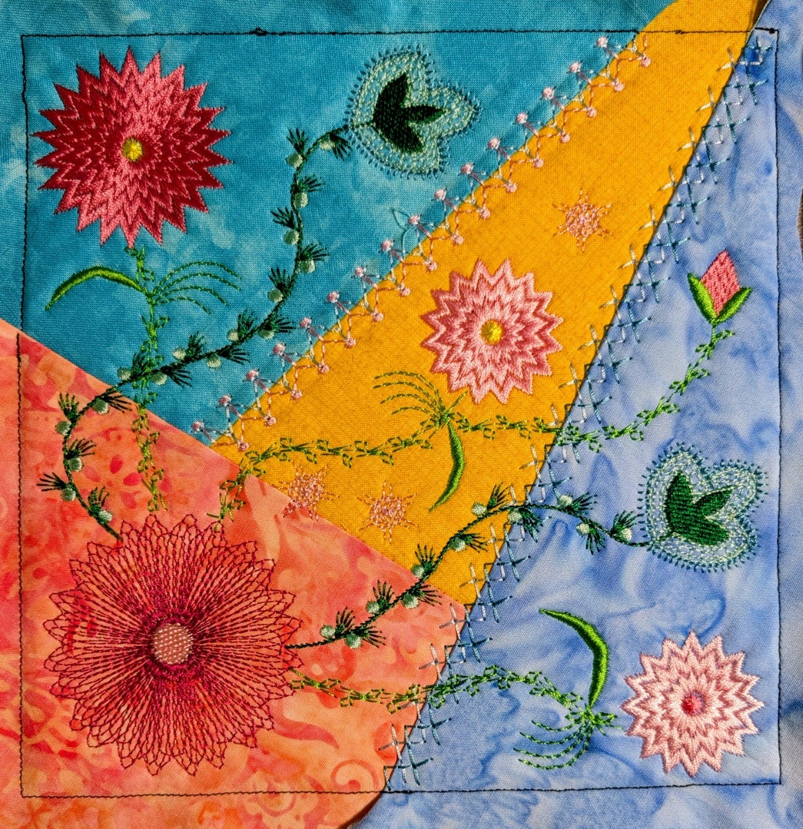 In The Hoop Crazy Patch Blocks Project Series 4 Set 4