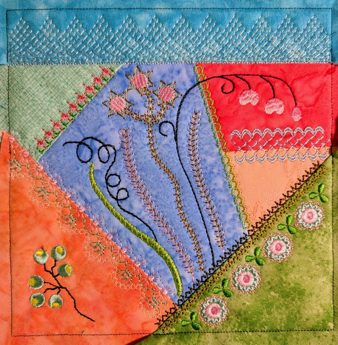 In The Hoop Crazy Patch Blocks Project Series 4 Set 5