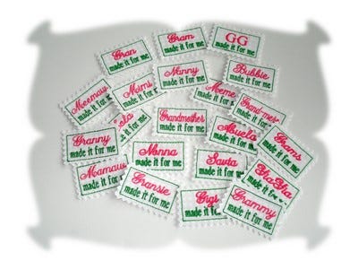 Lil Label Iron Ons Set 2