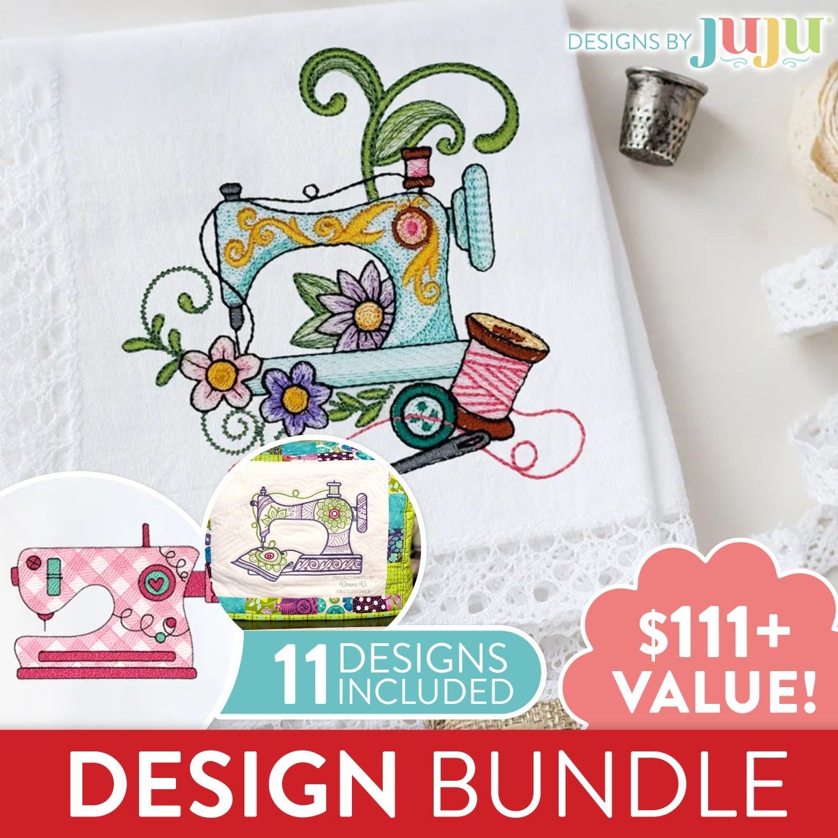Sewing Favorites Embroidery Designs Bundle