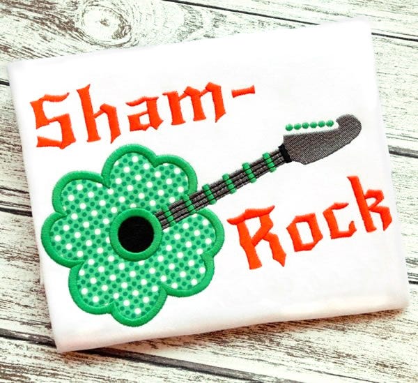 Shamrocker | Machine Embroidery Designs by JuJu