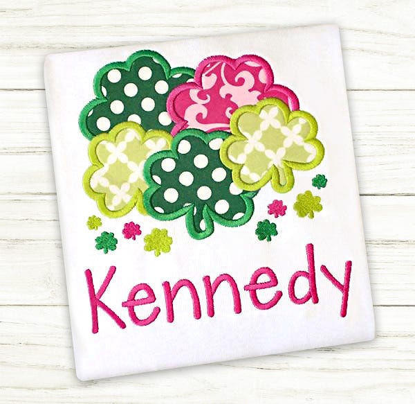 Lotsa Shamrocks | Machine Embroidery Designs by JuJu