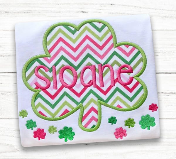 Simple Shamrock | Machine Embroidery Designs by JuJu