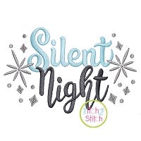 Silent Night Embroidery | Machine Embroidery Designs by JuJu