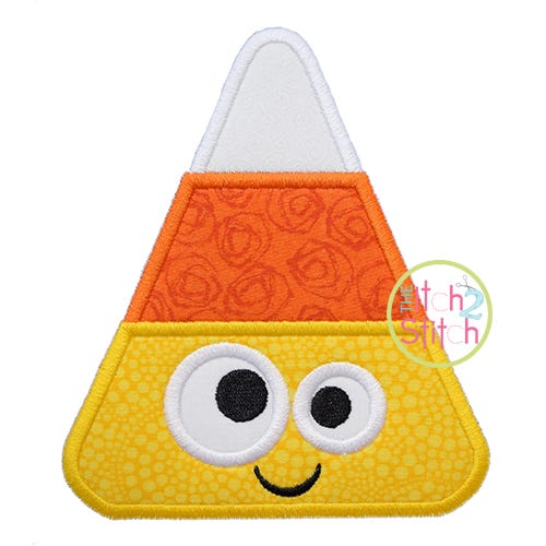 Silly Candy Corn Applique | Machine Embroidery Designs by JuJu