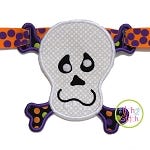 ITH Skull Banner Charm | Machine Embroidery Designs by JuJu